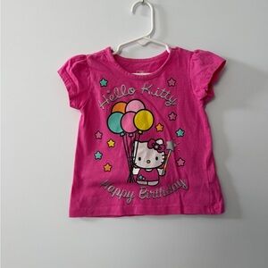 Sanrio Hello Kitty Pink Birthday Balloons Tee